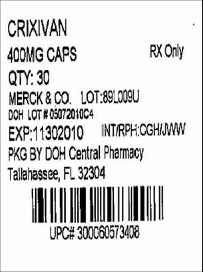 Bottle Label (400 mg)